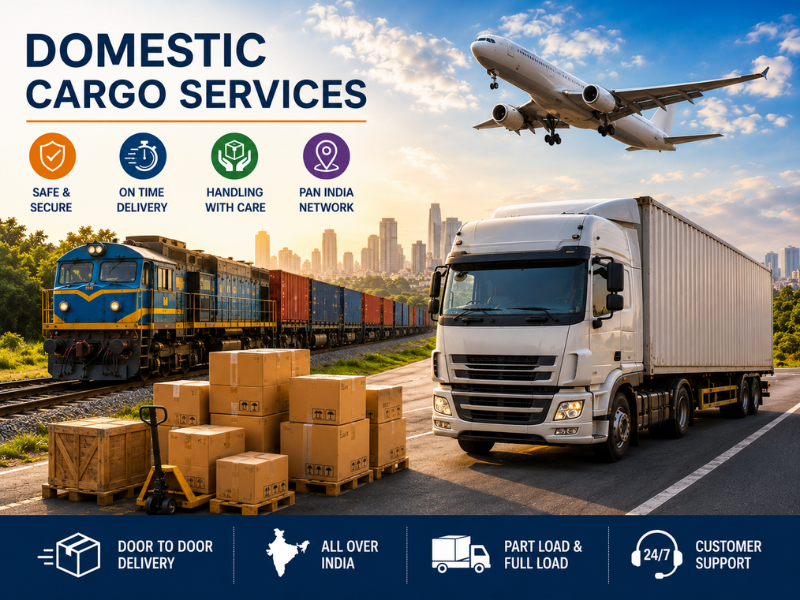  Service Provider of Domestic Cargo Services in New Delhi, Delhi, India. 